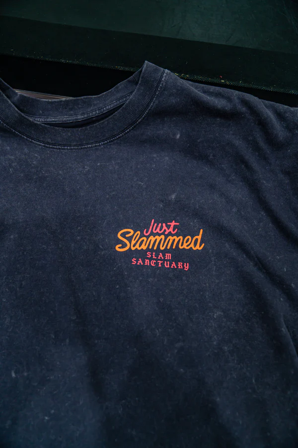 JUST SLAMMED T-SHIRT - BLACK STONE