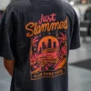 JUST SLAMMED T-SHIRT - BLACK STONE
